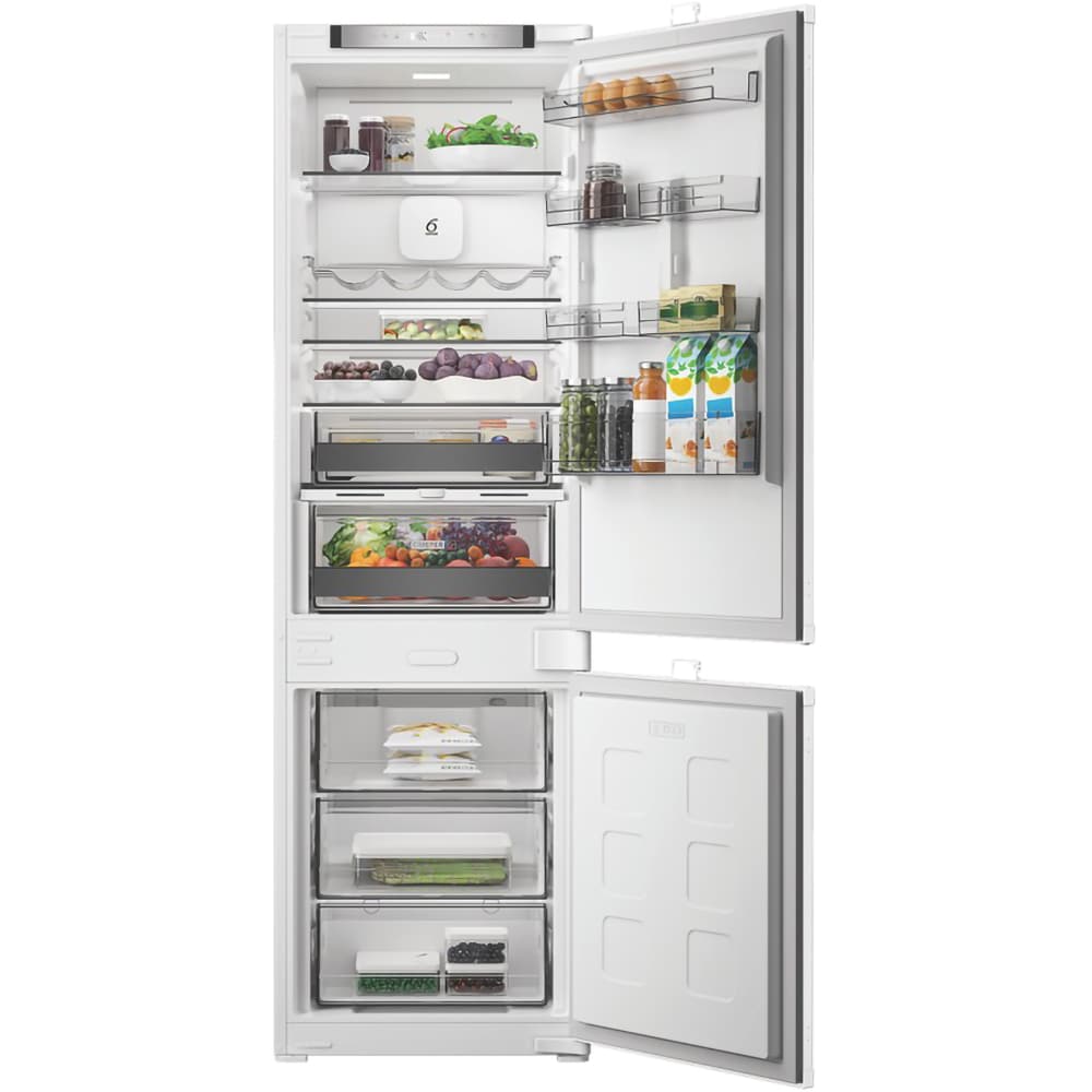 Combina frigorifica incorporabila WHIRLPOOL WHK2 5292 B4E, No Frost, 6th Sense, 270 l, H 177.5 cm, Clasa E