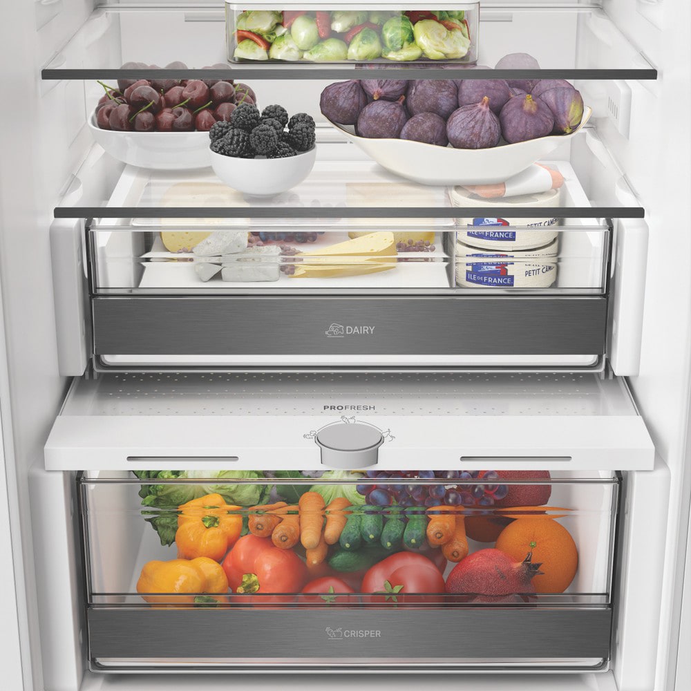 Combina frigorifica incorporabila WHIRLPOOL WHK2 5294 B6E, No Frost, 6th Sense, 270 l, H 177.5 cm, Clasa C
