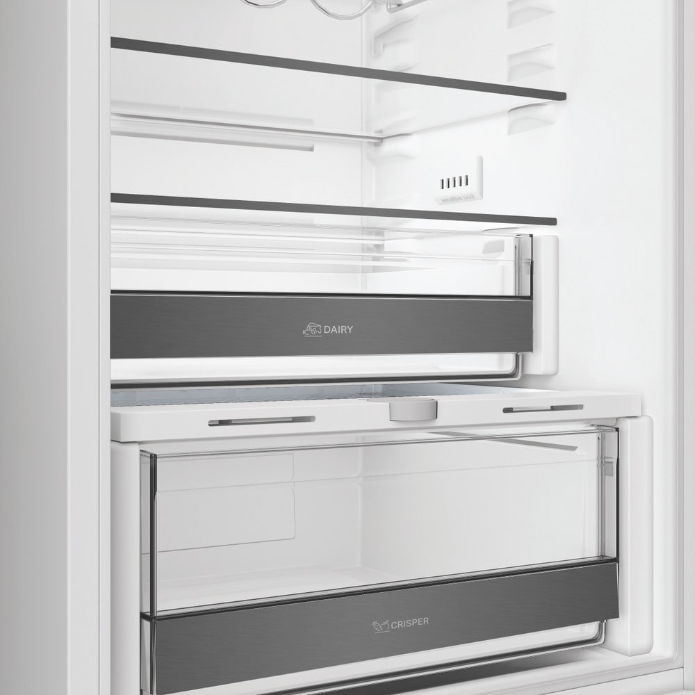 Combina frigorifica incorporabila WHIRLPOOL WHK2 5294 B6E, No Frost, 6th Sense, 270 l, H 177.5 cm, Clasa C