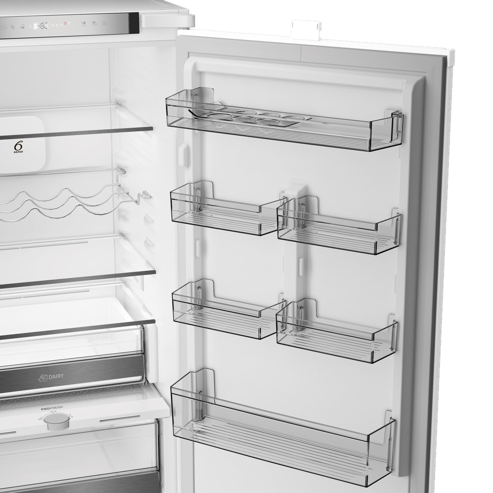 Combina frigorifica incorporabila WHIRLPOOL WHK2 5294 B6E, No Frost, 6th Sense, 270 l, H 177.5 cm, Clasa C