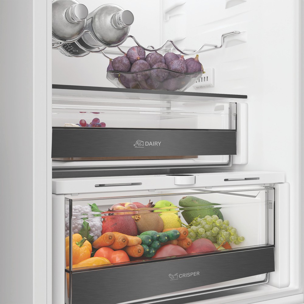 Combina frigorifica incorporabila WHIRLPOOL WHK2 5322 B4E, No Frost, 6th Sense, 300 l, H 193.5 cm, Clasa E