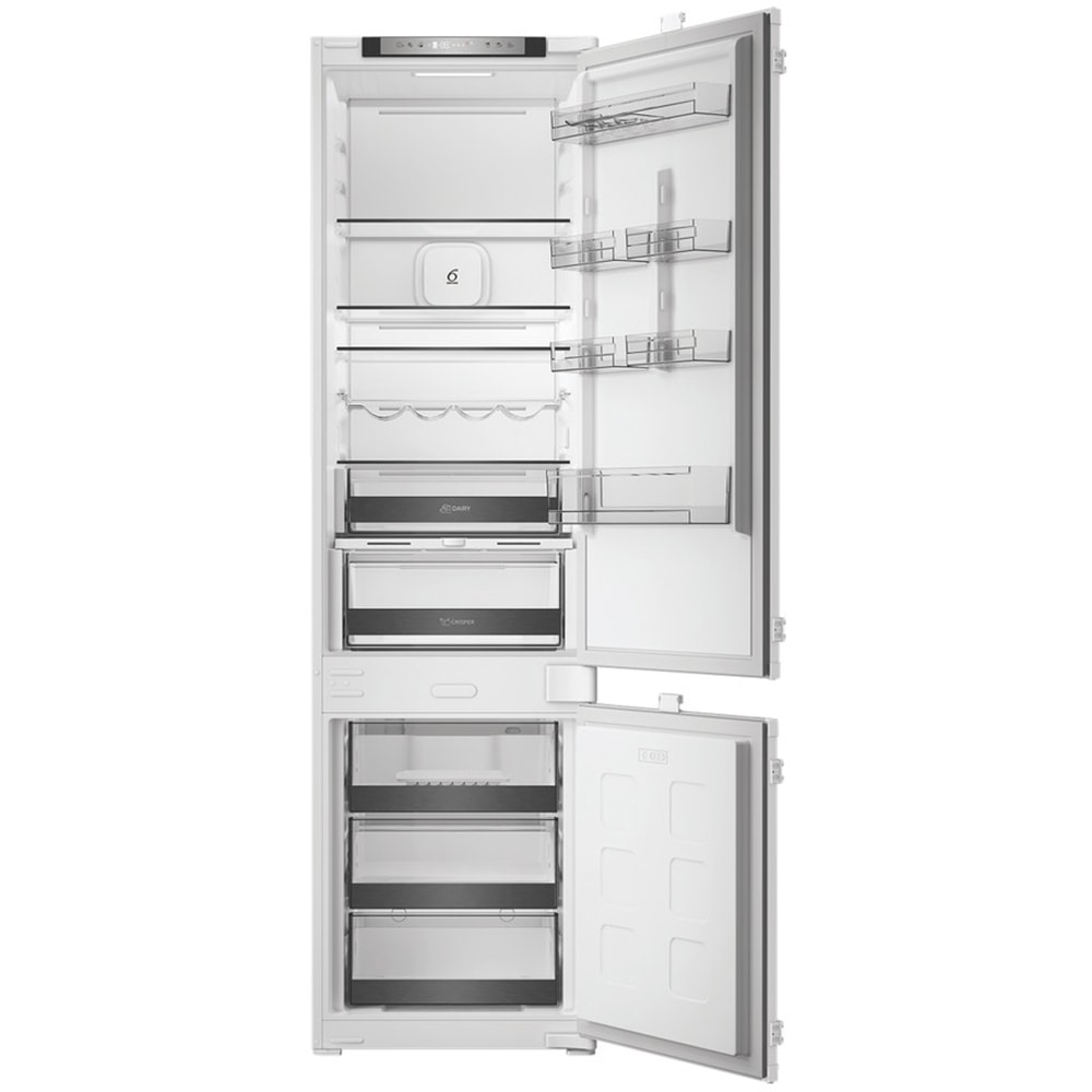 Combina frigorifica incorporabila WHIRLPOOL WHK2 5324 B6E, No Frost, 6th Sense, 300 l, H 193.5 cm, Clasa C