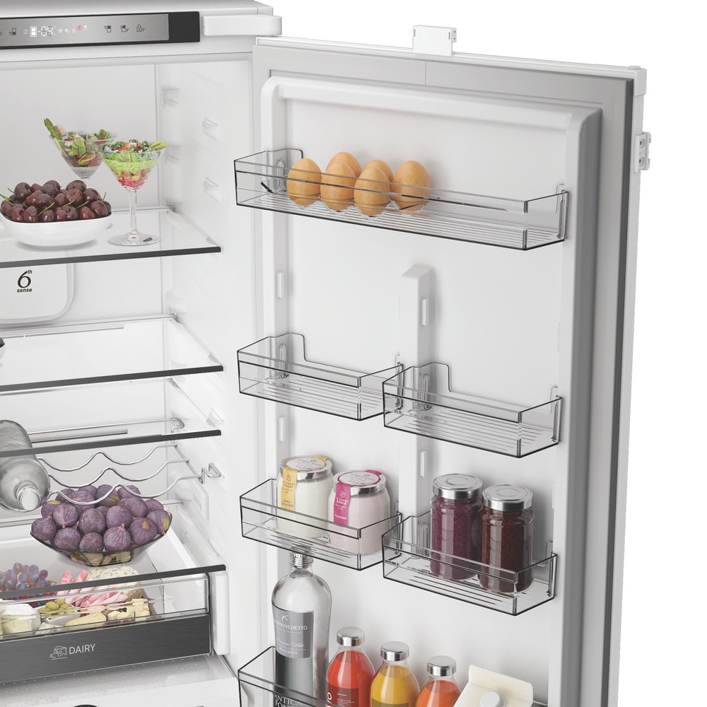 Combina frigorifica incorporabila WHIRLPOOL WHK2 5324 B6E, No Frost, 6th Sense, 300 l, H 193.5 cm, Clasa C