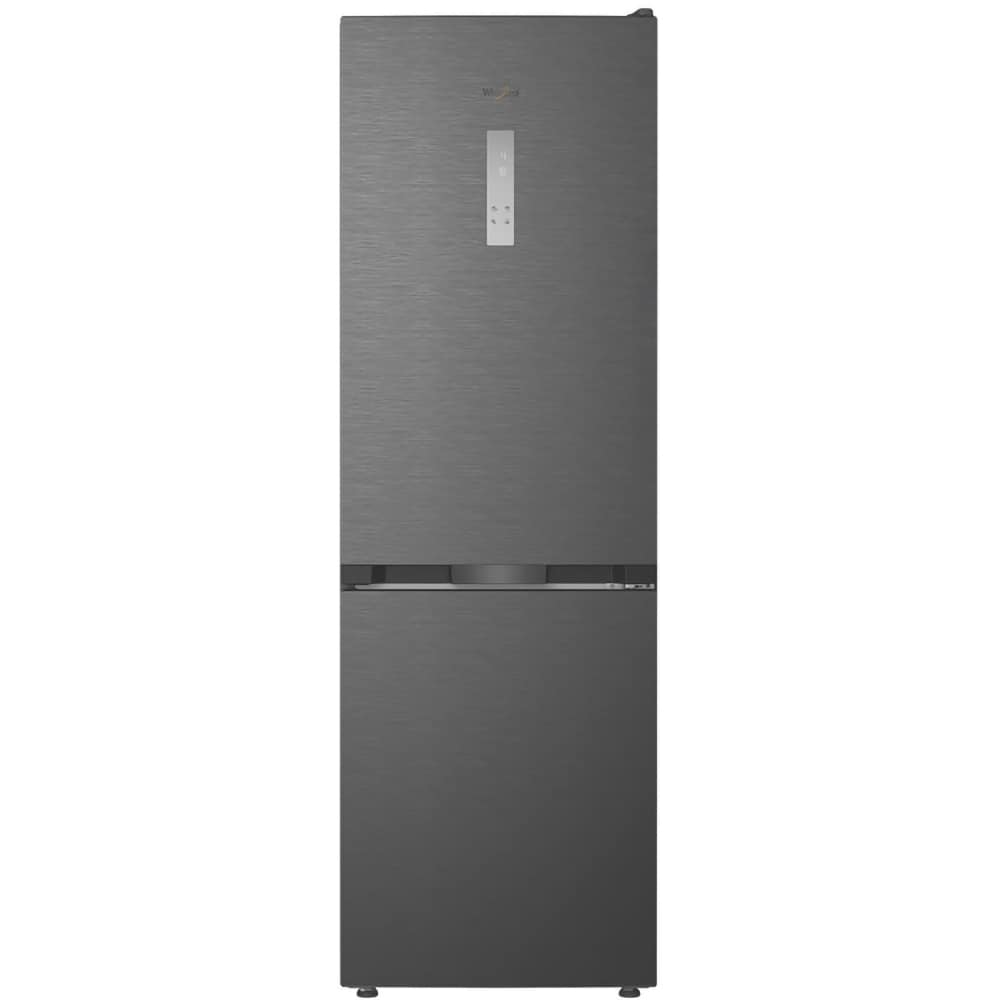 Combina frigorifica WHIRLPOOL WHK 26373 XBR6EA, No Frost, 6th Sense, 370 l, H 186.5 cm, Clasa C, dark inox