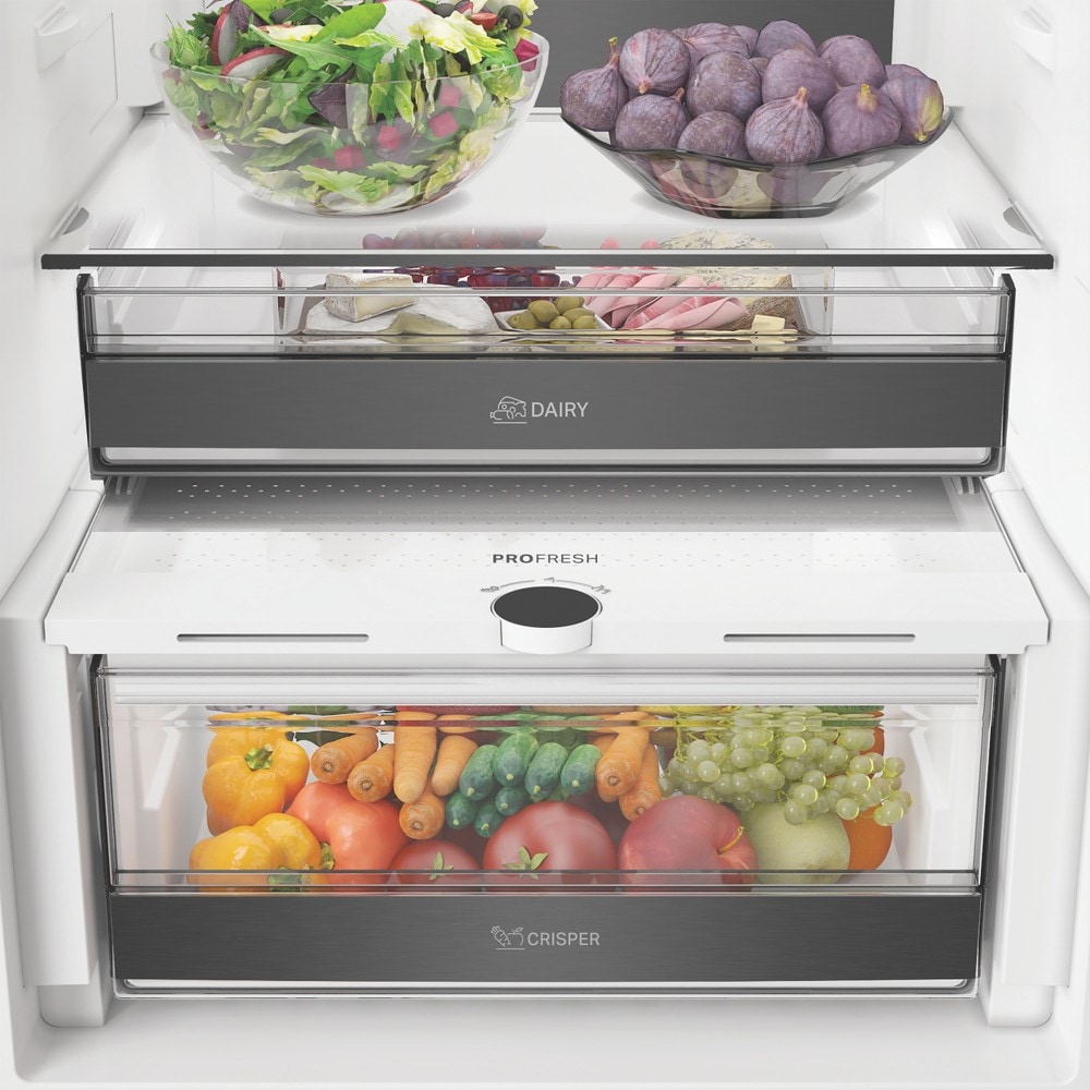 Combina frigorifica WHIRLPOOL WHK 26373 XR6E, No Frost, 6th Sense, 370 l, H 186.5 cm, Clasa C, dark inox