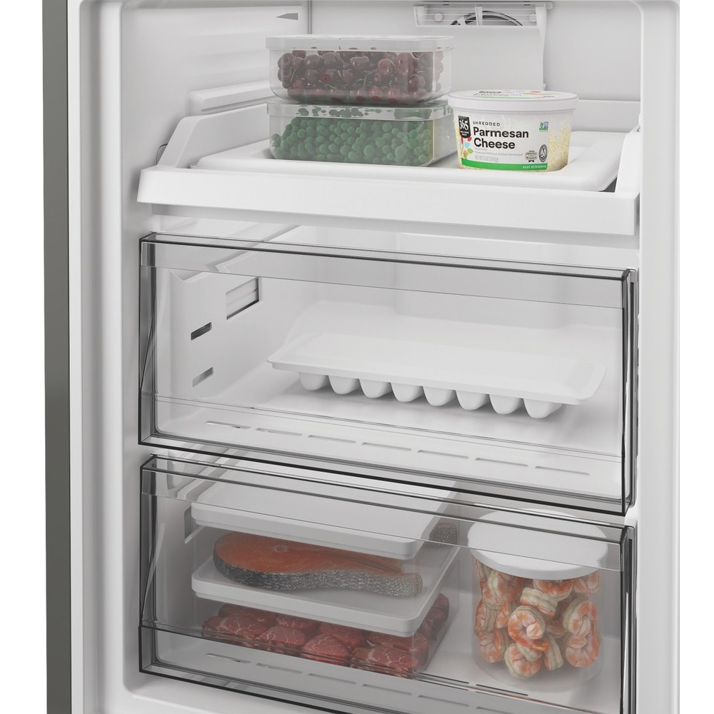 Combina frigorifica WHIRLPOOL WHK 26373 XR6E, No Frost, 6th Sense, 370 l, H 186.5 cm, Clasa C, dark inox
