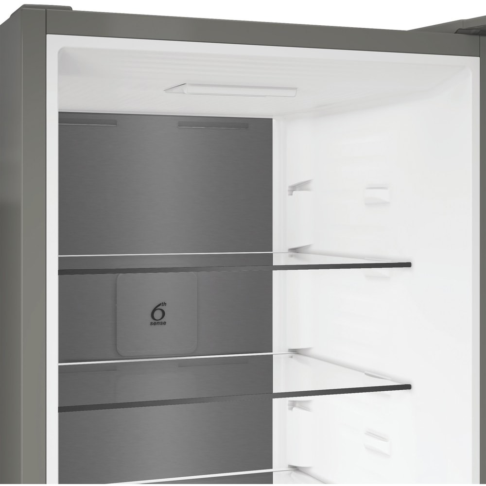 Combina frigorifica WHIRLPOOL WHK 26373 XR6E, No Frost, 6th Sense, 370 l, H 186.5 cm, Clasa C, dark inox