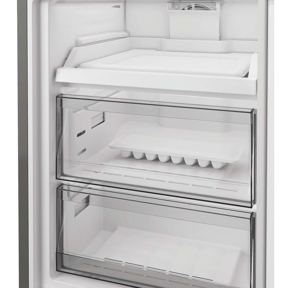 Combina frigorifica WHIRLPOOL WHK 26373 XR6E, No Frost, 6th Sense, 370 l, H 186.5 cm, Clasa C, dark inox