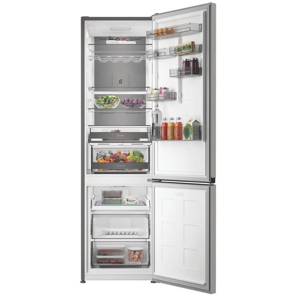 Combina frigorifica WHIRLPOOL WHK 26412 X5EA2, No Frost, 415 l, H 203.5 cm, Clasa D, inox