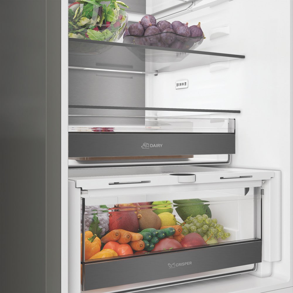 Combina frigorifica WHIRLPOOL WHK 26412 X5EA2, No Frost, 415 l, H 203.5 cm, Clasa D, inox