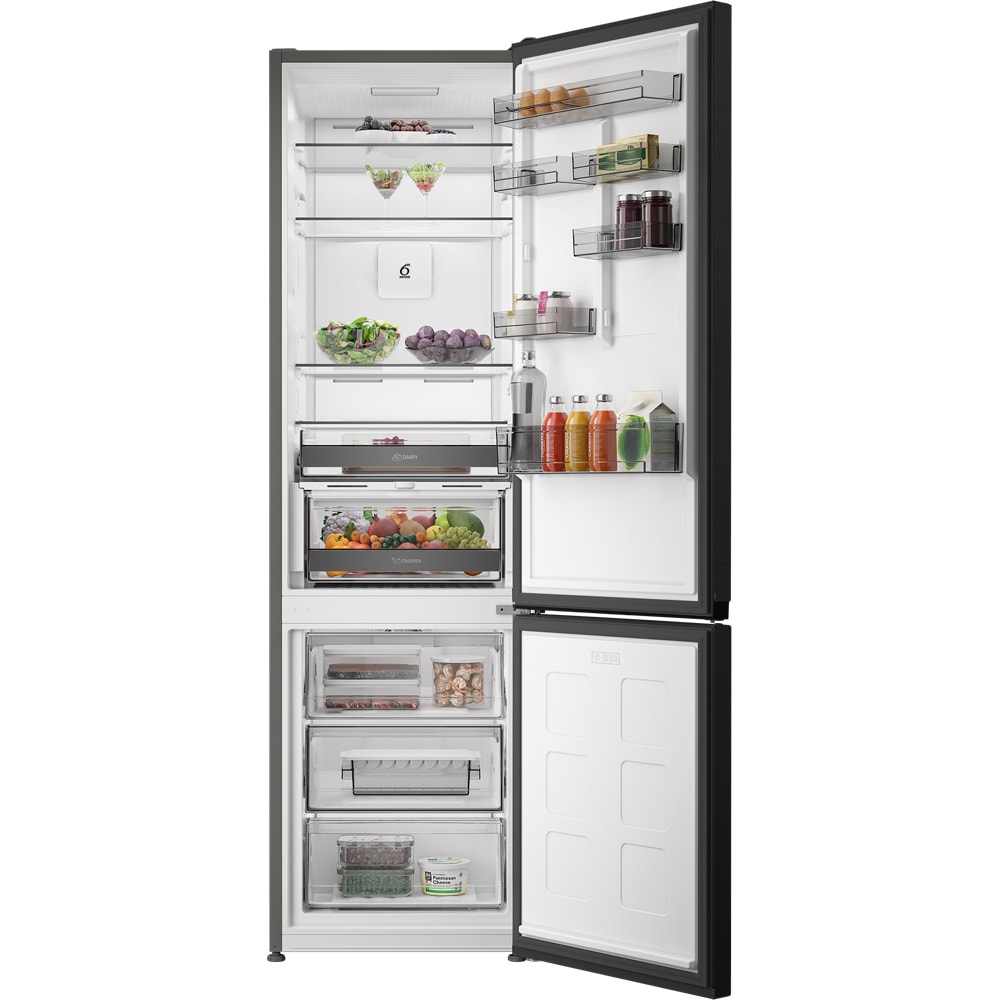 Combina frigorifica WHIRLPOOL WHK 26412 XR5E, No Frost, 6th Sense, 415 l, H 203.5 cm, Clasa D, dark inox