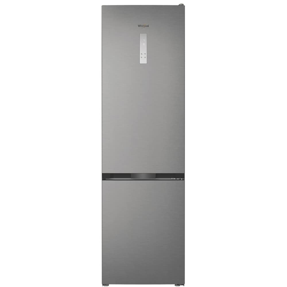 Combina frigorifica WHIRLPOOL WHK 26413 X6EA1, No Frost, 6th Sense, 415 l, H 203.5 cm, Clasa C, argintiu