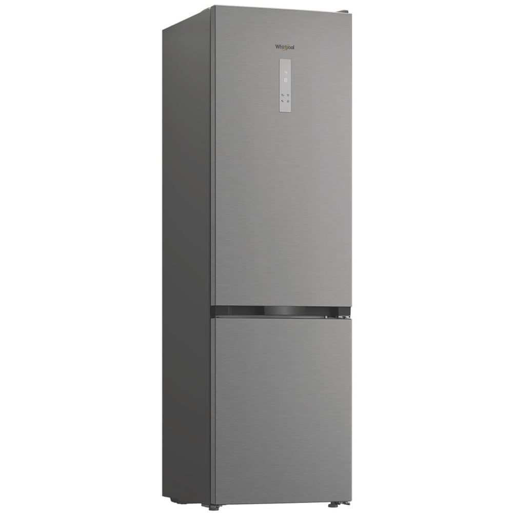 Combina frigorifica WHIRLPOOL WHK 26413 X6EA1, No Frost, 6th Sense, 415 l, H 203.5 cm, Clasa C, argintiu