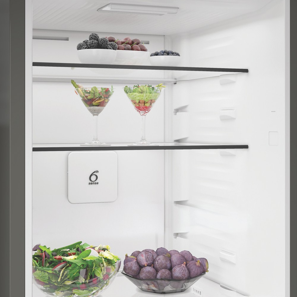 Combina frigorifica WHIRLPOOL WHK 26413 X6EA1, No Frost, 6th Sense, 415 l, H 203.5 cm, Clasa C, argintiu