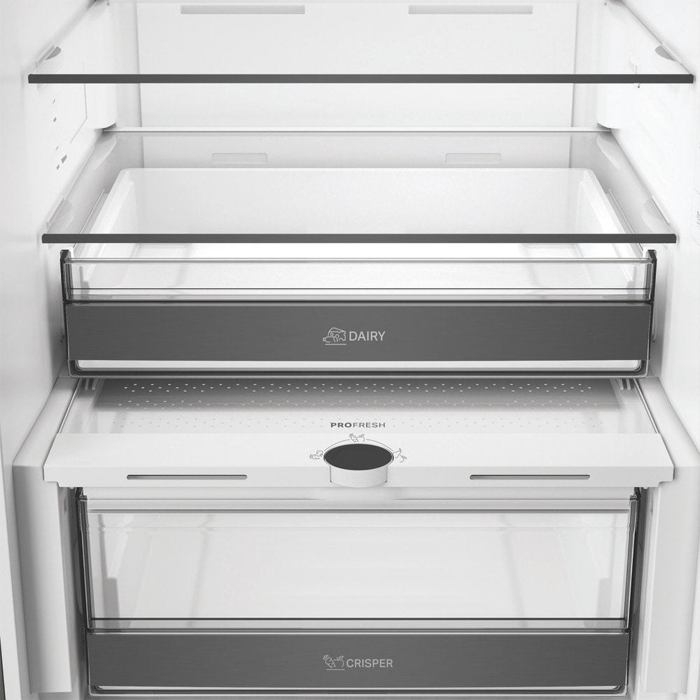 Combina frigorifica WHIRLPOOL WHK 26413 X6EA1, No Frost, 6th Sense, 415 l, H 203.5 cm, Clasa C, argintiu