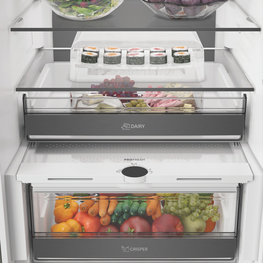 Combina frigorifica WHIRLPOOL WHK 26413 XBR6EA1, No Frost, 415 l, H 203.5 cm, Clasa C, dark inox