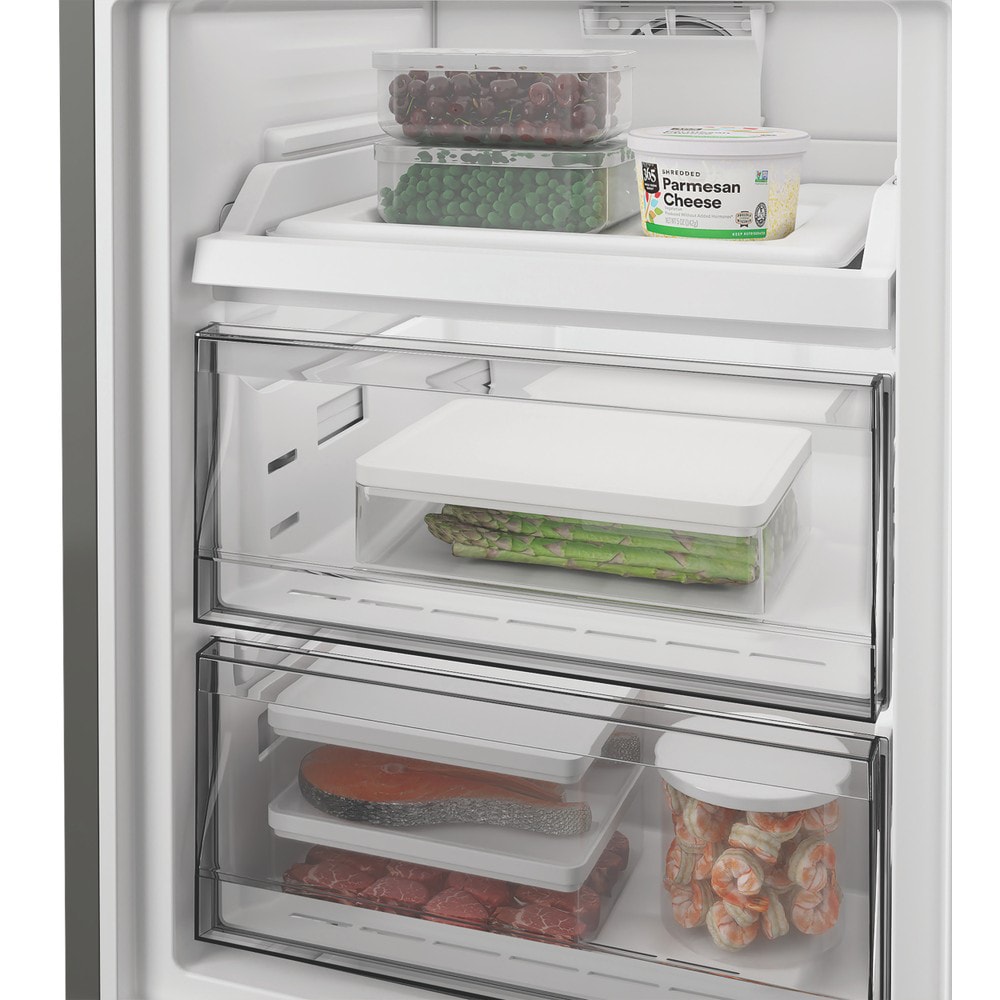 Combina frigorifica WHIRLPOOL WHK 26413 XBR6EA1, No Frost, 415 l, H 203.5 cm, Clasa C, dark inox