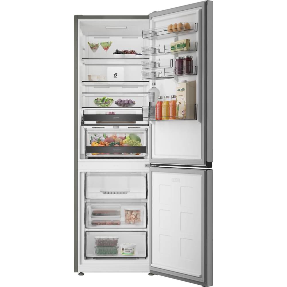 Combina frigorifica WHIRLPOOL WHK 22373 X6EA, No Frost, 6th Sense, 370 l, H 186.5 cm, Clasa C, inox