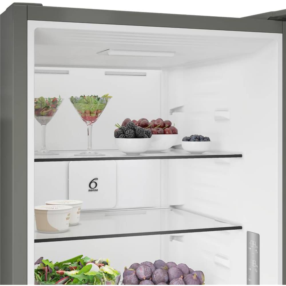 Combina frigorifica WHIRLPOOL WHK 22373 X6EA, No Frost, 6th Sense, 370 l, H 186.5 cm, Clasa C, inox