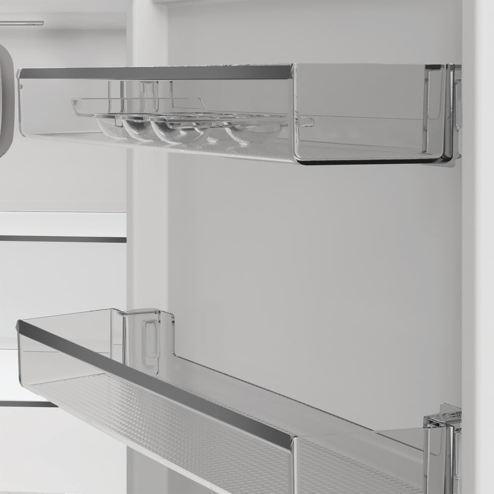 Combina frigorifica WHIRLPOOL HKF 6353 XBR6E, No Frost, 351 l, H 203.5 cm, Clasa C, dark inox