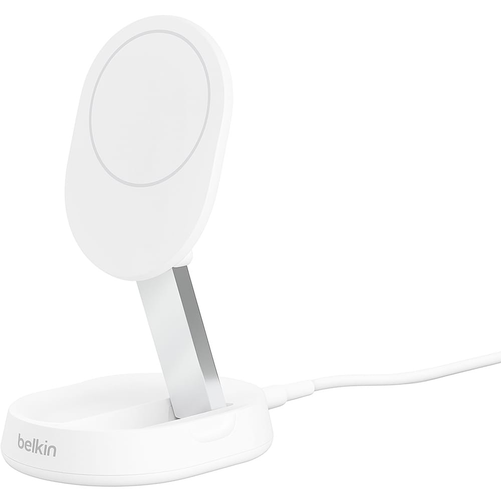 Incarcator wireless BELKIN WIA008BTWH, universal, QI, 15W, alb