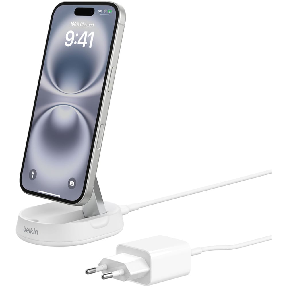 Incarcator wireless BELKIN WIA008VFWH, universal, QI, 15W, alb