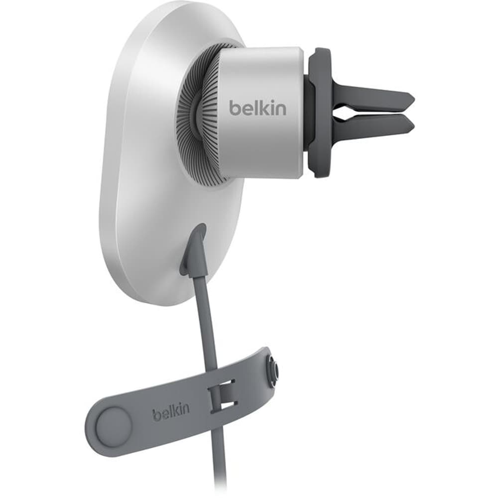 Incarcator wireless auto BELKIN WIC008btGR-NCV2, 15W, MagSafe, alb