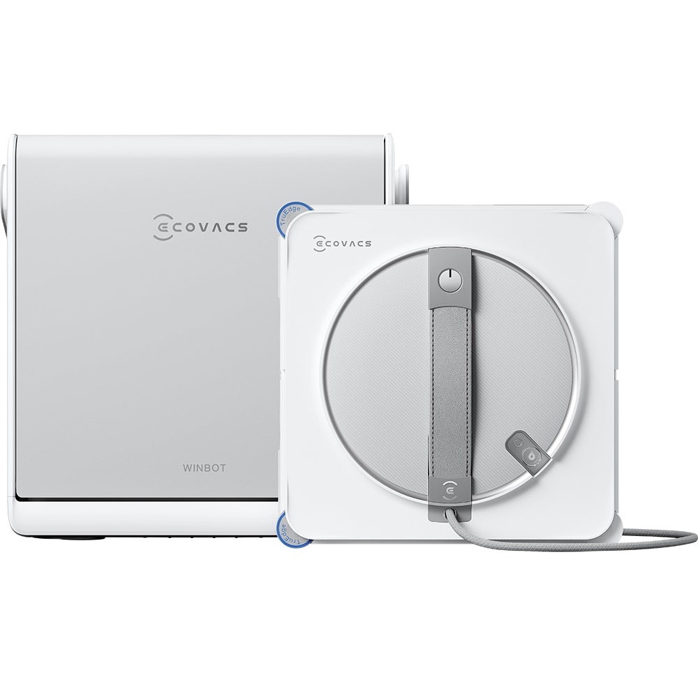 Aspirator robot geamuri ECOVACS Winbot W2S Omni WINBOTW2SOMNI, 24V, autonomie max 110 min, alb-gri