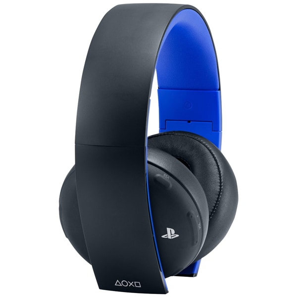 Casti gaming wireless SONY PlayStation (PS4) Stereo 2.0, Negru - Albastru