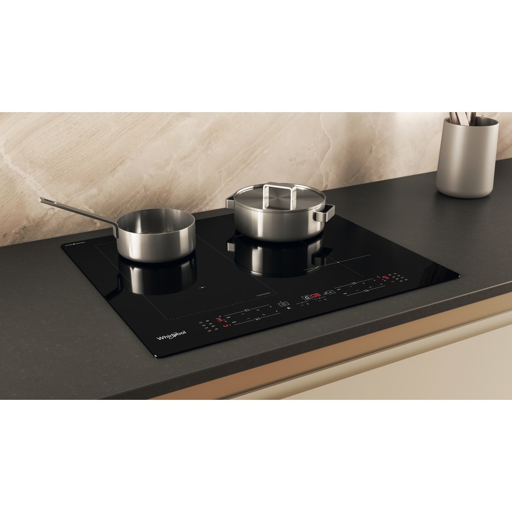 Plita incorporabila WHIRLPOOL WL B4060 CPNE, Inductie, 4 arzatoare, Touch Control, negru