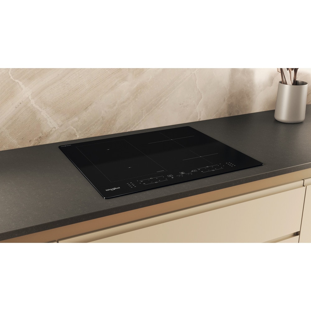 Plita incorporabila WHIRLPOOL WL B4060 CPNE, Inductie, 4 arzatoare, Touch Control, negru