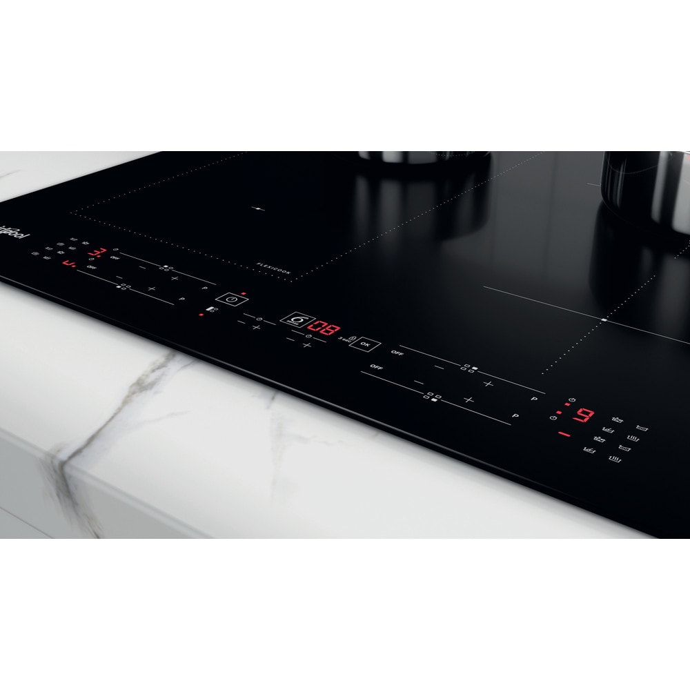 Plita incorporabila WHIRLPOOL WL B8160 NE, Inductie, 4 arzatoare, Touch Control, negru