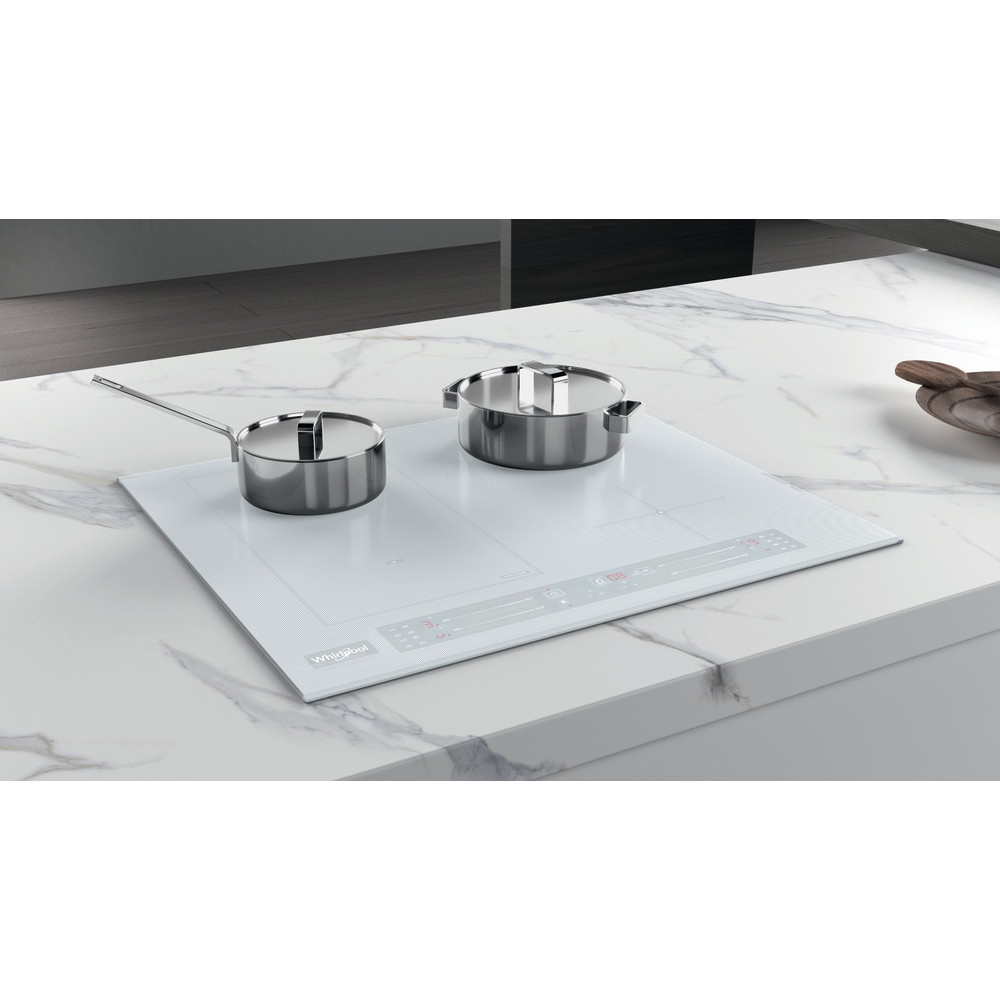 Plita incorporabila WHIRLPOOL WL S5360 BF/W, Inductie, 4 arzatoare, Touch Control, alb