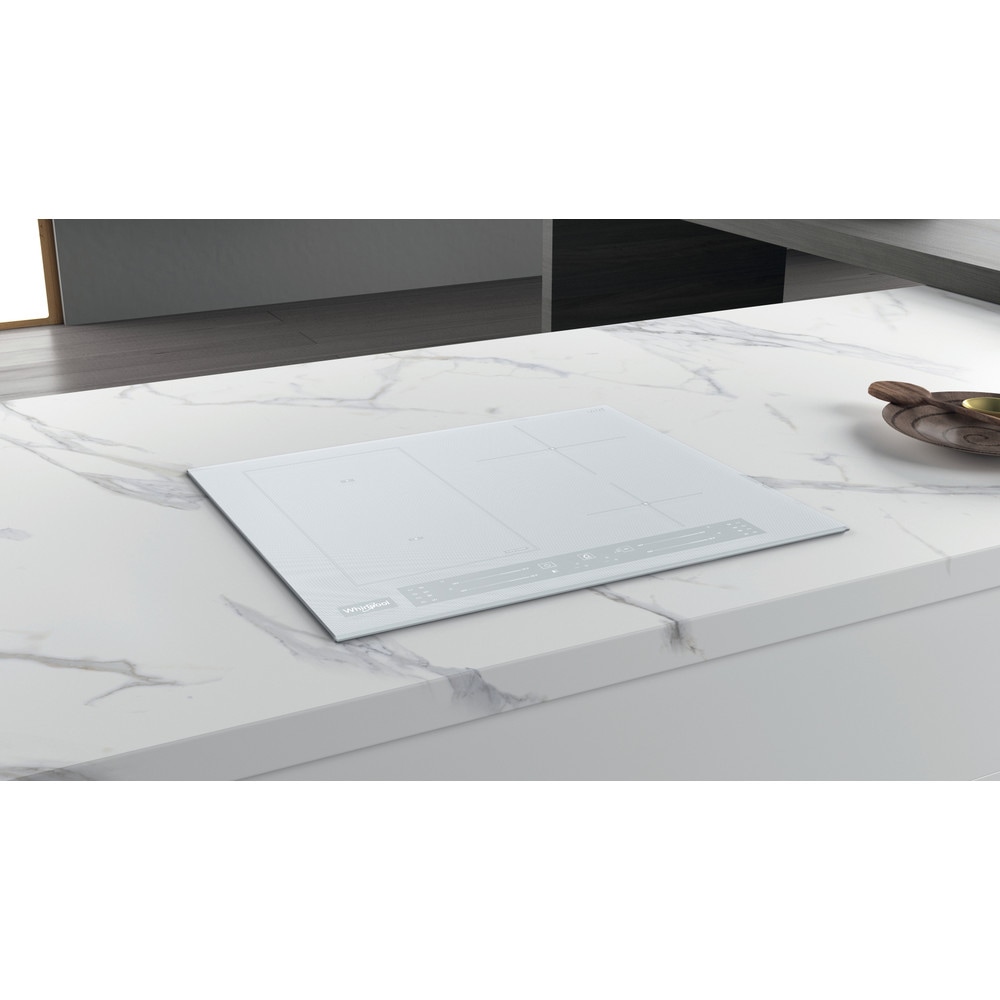 Plita incorporabila WHIRLPOOL WL S5360 BF/W, Inductie, 4 arzatoare, Touch Control, alb