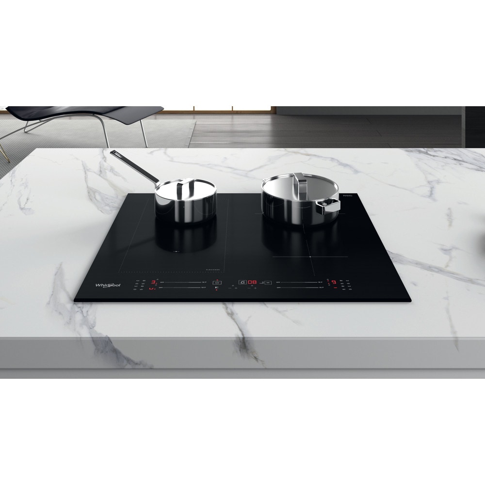 Plita incorporabila WHIRLPOOL WL S6960 BF, Inductie, 4 arzatoare, Touch Control, negru