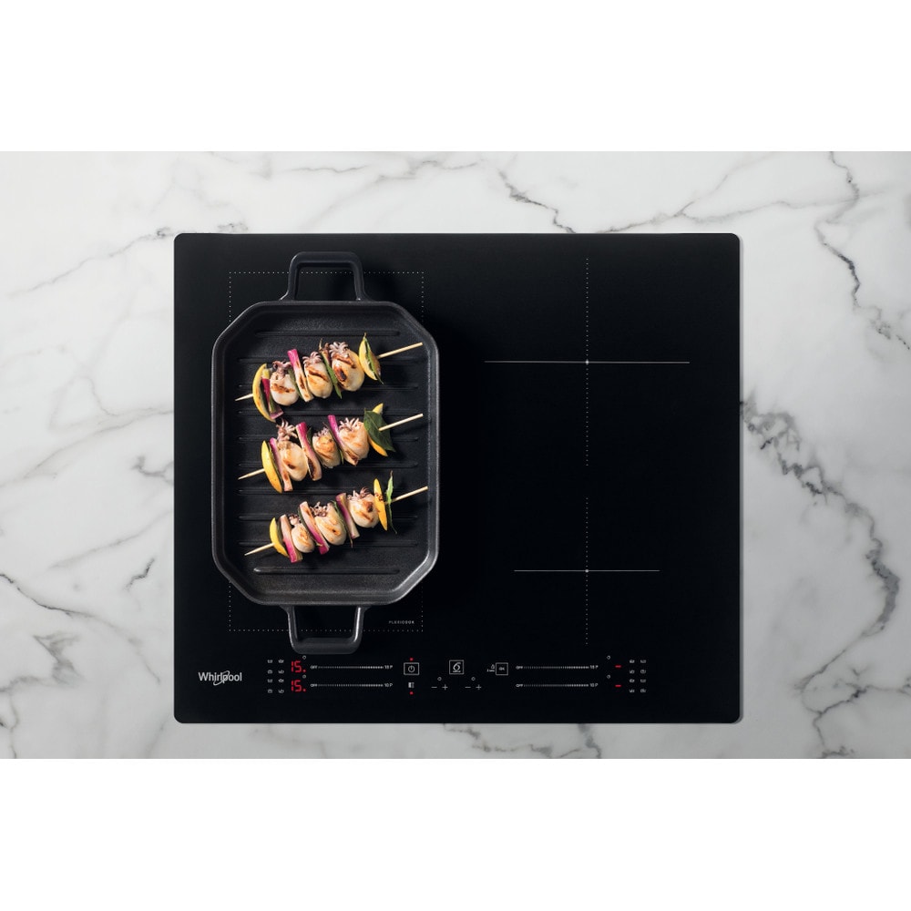 Plita incorporabila WHIRLPOOL WL S6960 BF, Inductie, 4 arzatoare, Touch Control, negru