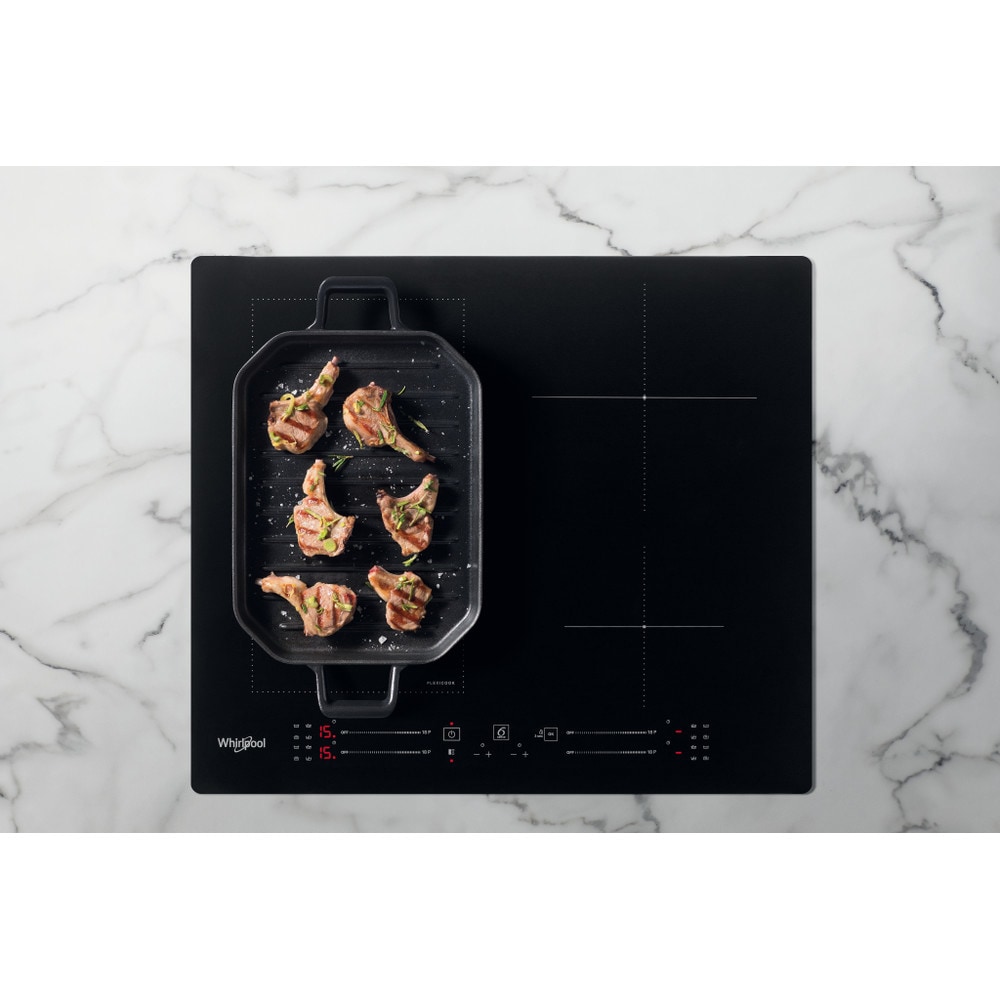 Plita incorporabila WHIRLPOOL WL S6960 BF, Inductie, 4 arzatoare, Touch Control, negru