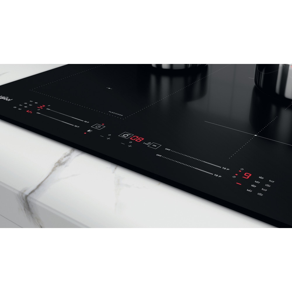 Plita incorporabila WHIRLPOOL WL S6960 BF, Inductie, 4 arzatoare, Touch Control, negru