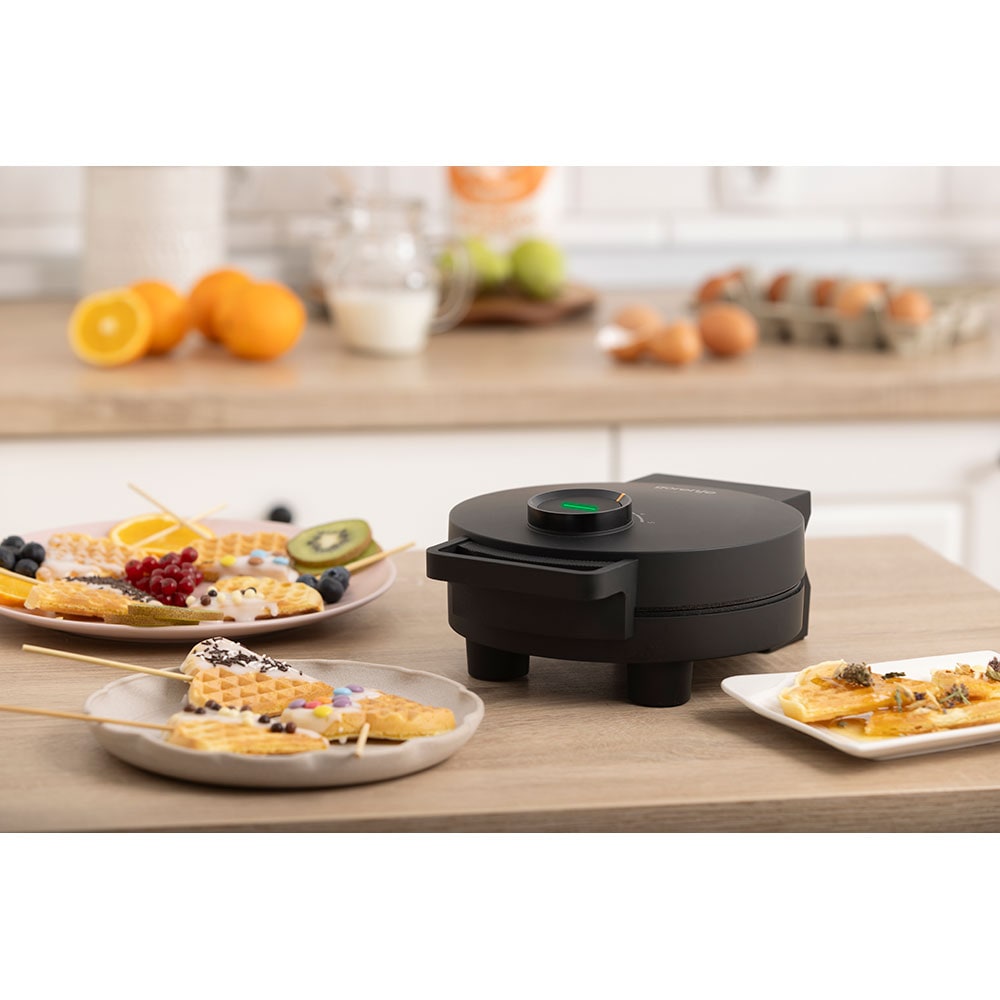 Aparat de facut waffe GORENJE WM1000B, 1000W, negru