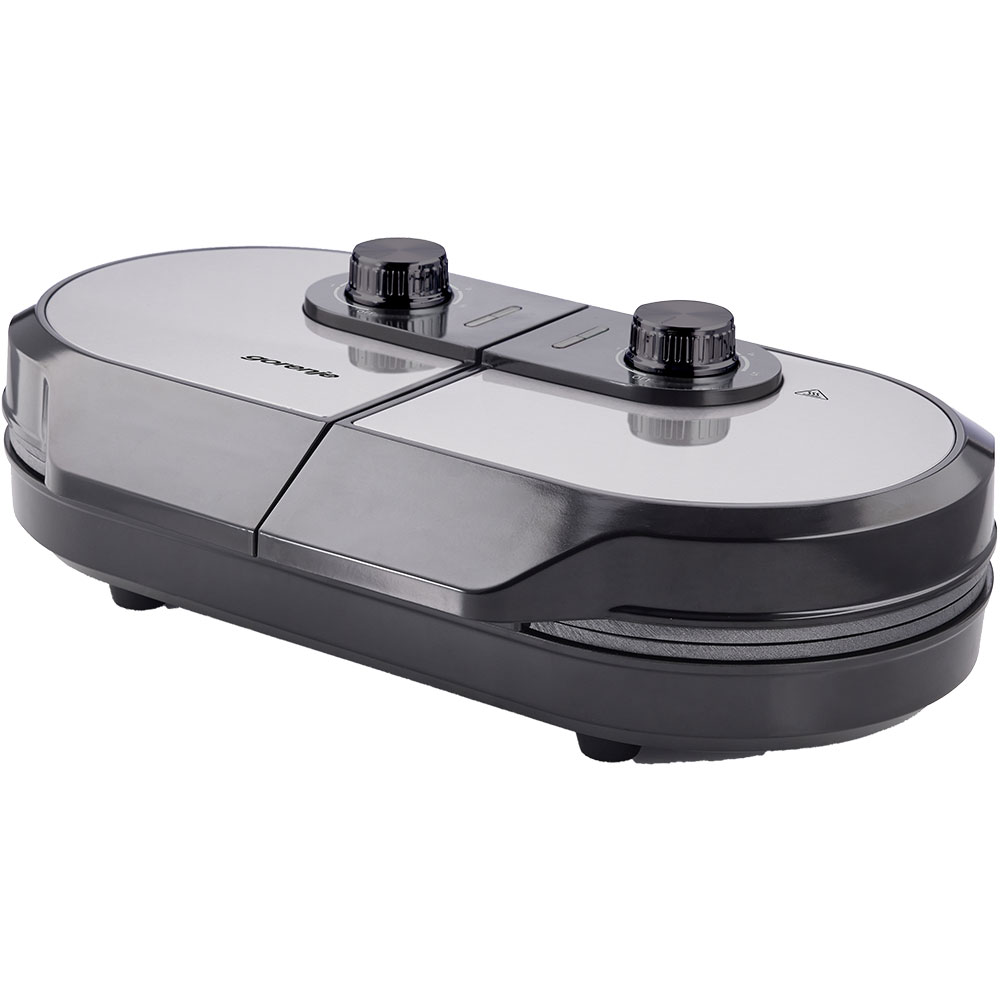 Aparat de facut waffe GORENJE WM1400SB, 1400W, argintiu-negru