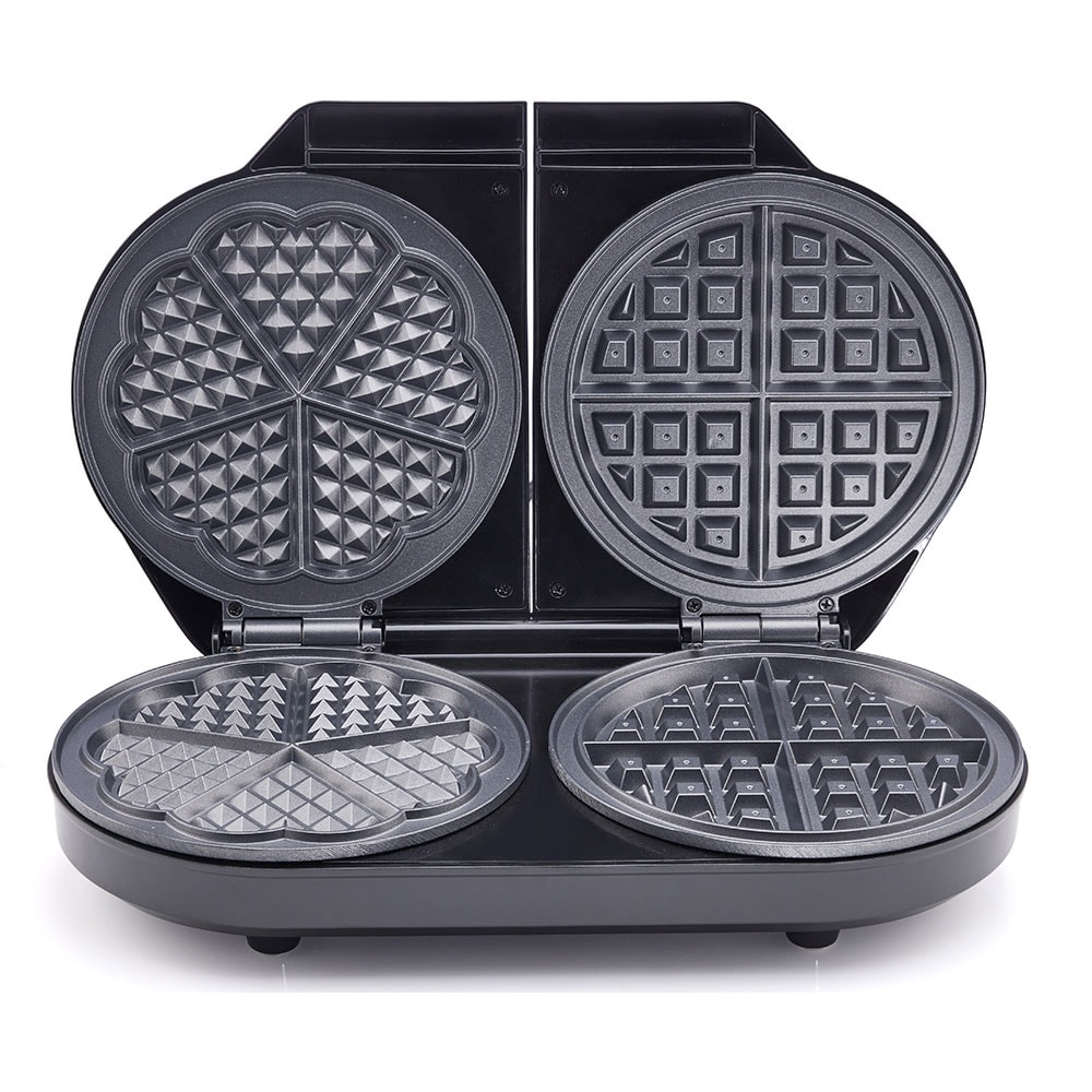 Aparat de facut waffe GORENJE WM1400SB, 1400W, argintiu-negru