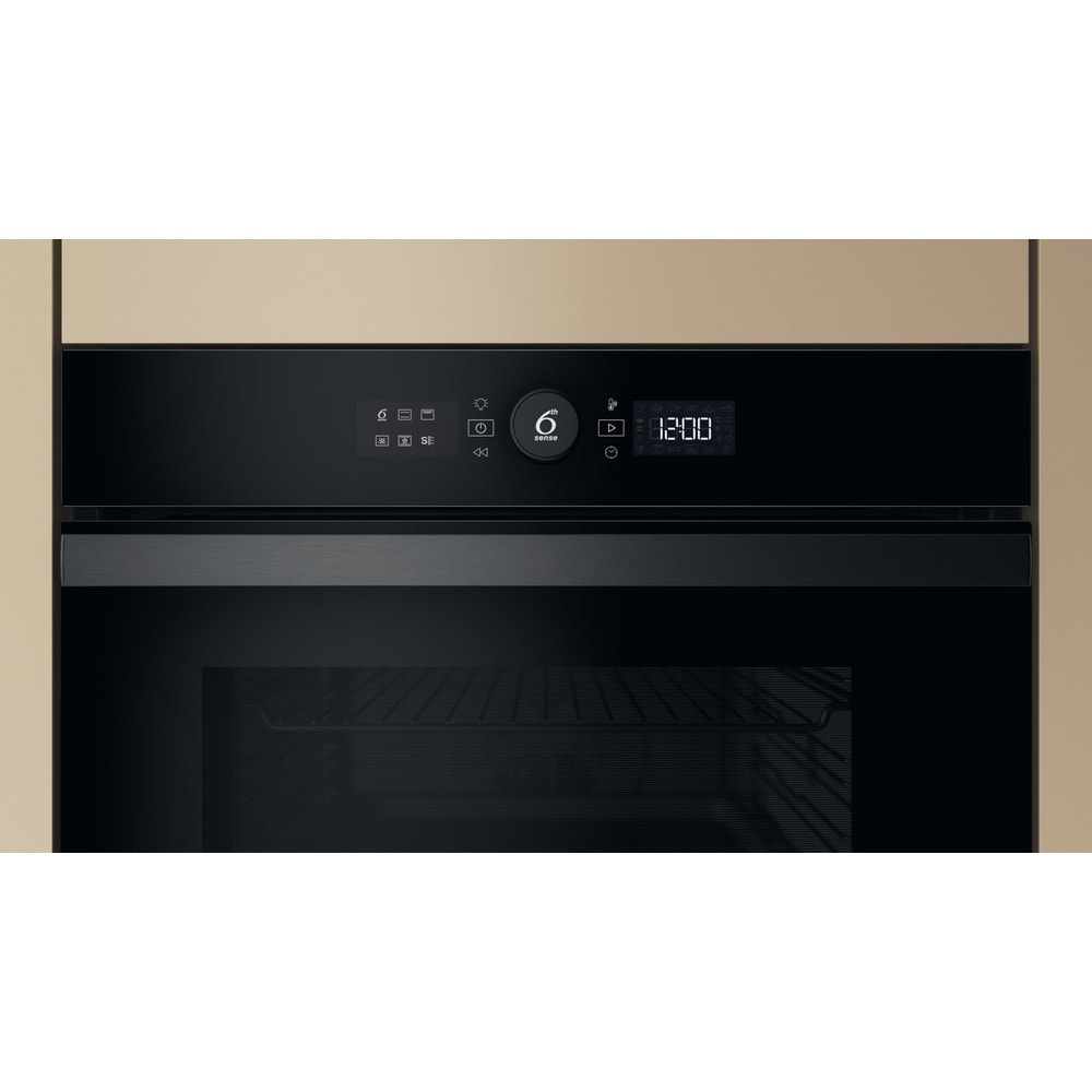 Cuptor incorporabil WHIRLPOOL WOI4S8CM1SBA, Electric, Autocuratare catalitica, 73 l, Clasa A+, 6th Sense, negru