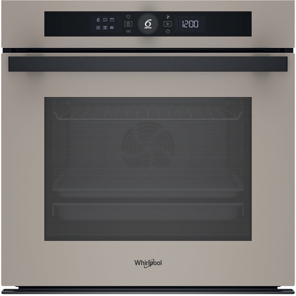 Cuptor incorporabil WHIRLPOOL WOI4S8CM1SEA, Electric, Autocuratare catalitica, 73 l, Clasa A+, 6th Sense, bej