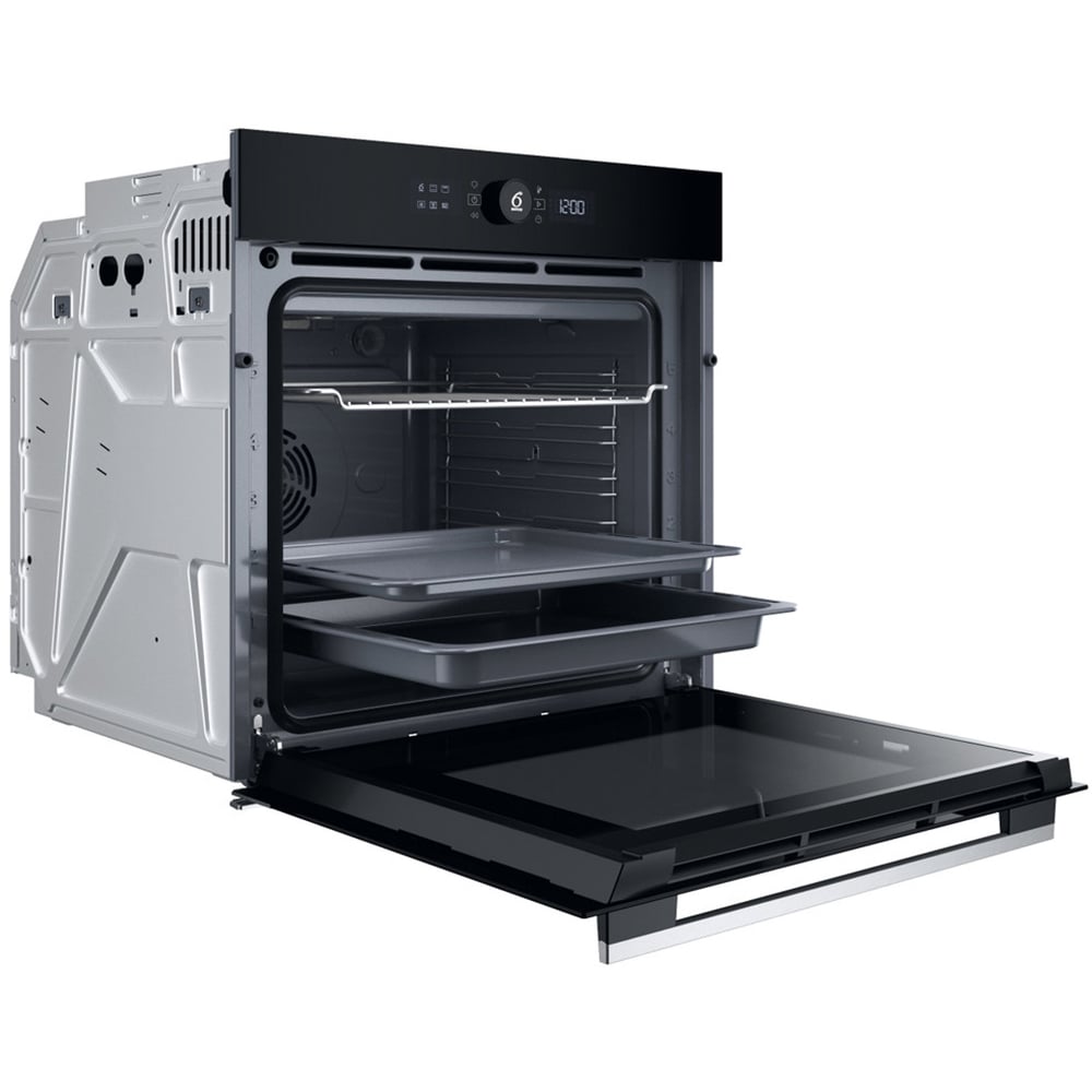 Cuptor incorporabil WHIRLPOOL WOI5S8HM0SXA, Electric, Autocuratare hidrolitica, 73 l, Clasa A+, 6th Sense, inox