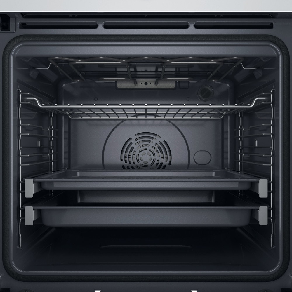 Cuptor incorporabil WHIRLPOOL WOI5S8PM2SWA, Electric, Autocuratare pirolitica + hidrolitica, 73 l, Clasa A+, 6th Sense, alb