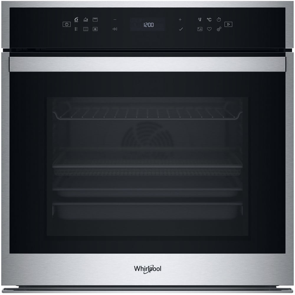 Cuptor incorporabil WHIRLPOOL WOI68PT1SXA, Electric, Autocuratare pirolitica + hidrolitica, 73 l, Clasa A+, 6th Sense, inox