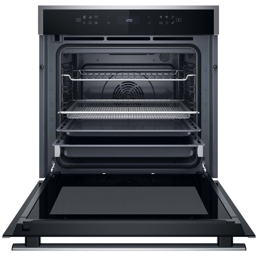 Cuptor incorporabil WHIRLPOOL WOI68PT1SXA, Electric, Autocuratare pirolitica + hidrolitica, 73 l, Clasa A+, 6th Sense, inox