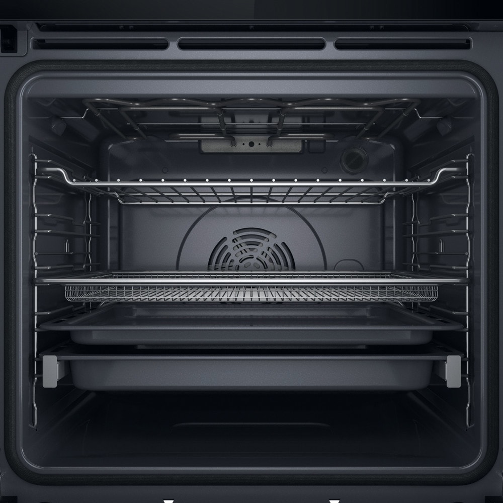 Cuptor incorporabil WHIRLPOOL WOI78PT1SBA, Electric, Autocuratare pirolitica + hidrolitica, 73 l, Clasa A+, 6th Sense, negru