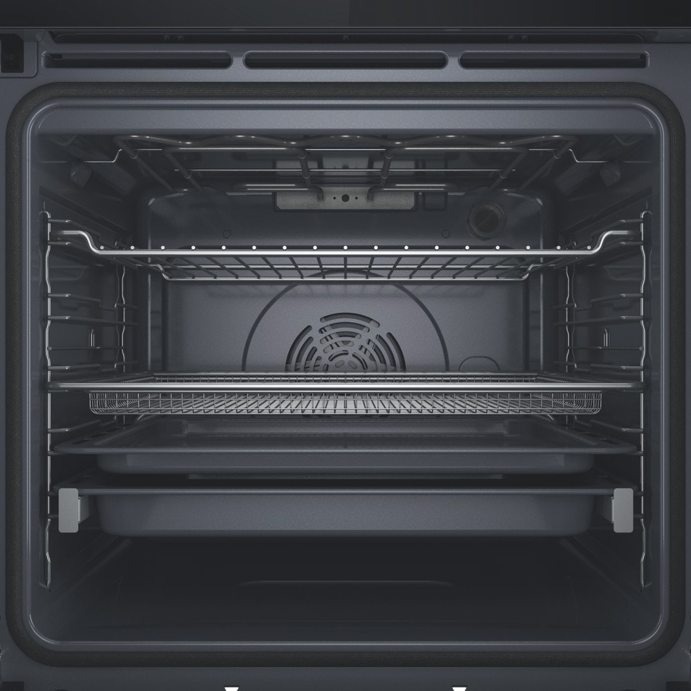Cuptor incorporabil WHIRLPOOL WOI78PT1SBAC, Electric, Autocuratare pirolitica + hidrolitica, 73 l, Clasa A+, 6th Sense, negru