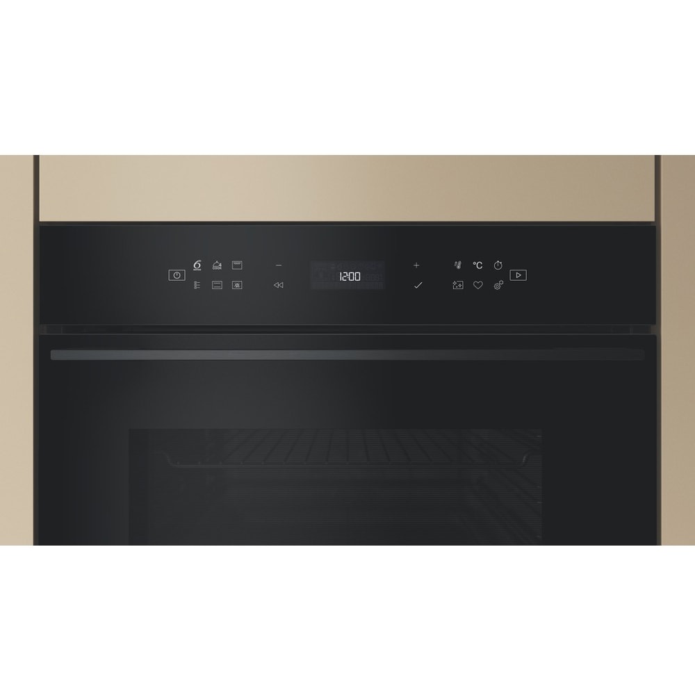Cuptor incorporabil WHIRLPOOL WOI78PT1SBAC, Electric, Autocuratare pirolitica + hidrolitica, 73 l, Clasa A+, 6th Sense, negru